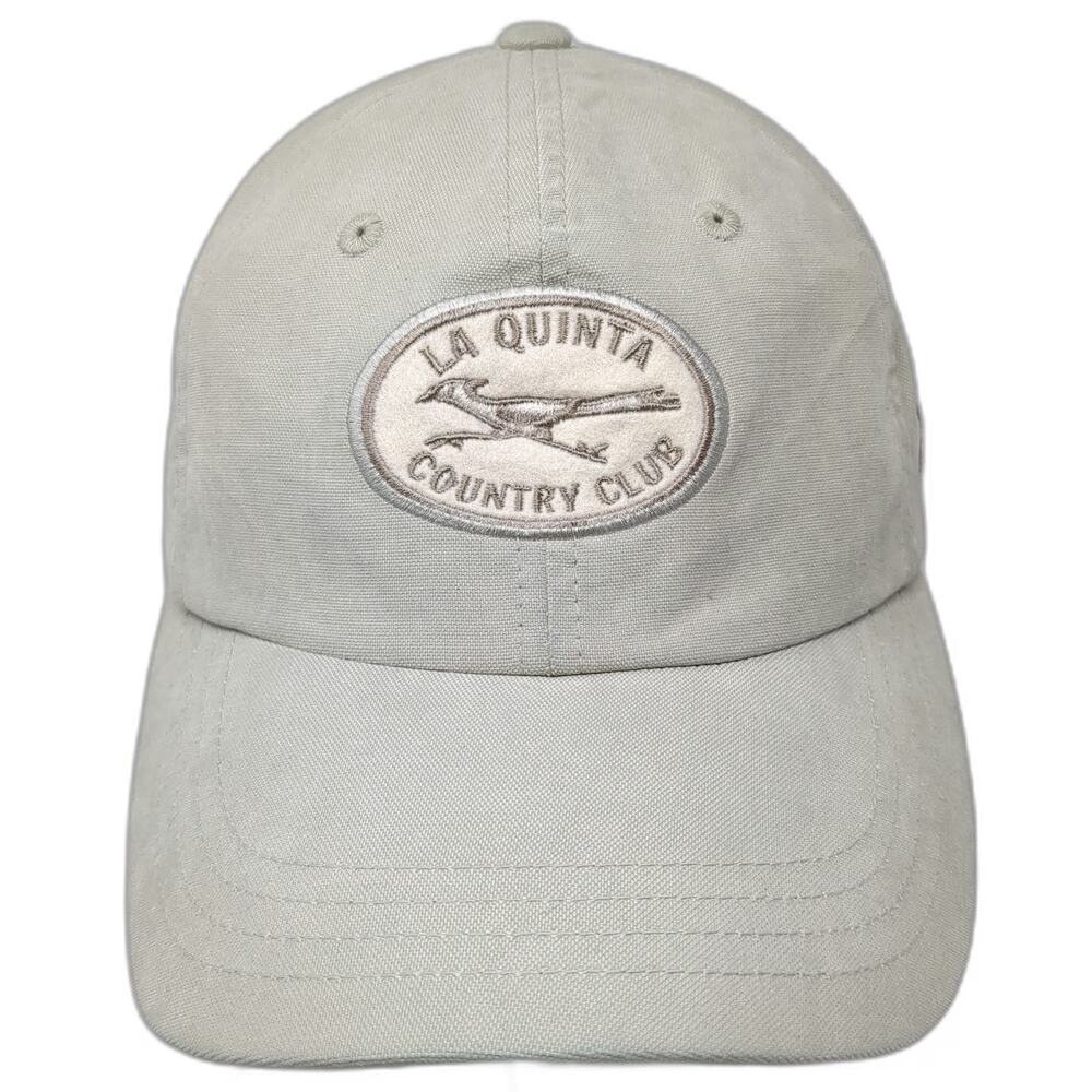 Imperial La Quinta Country Club Roadrunner USA Flag Baseball Cap Beige One Size